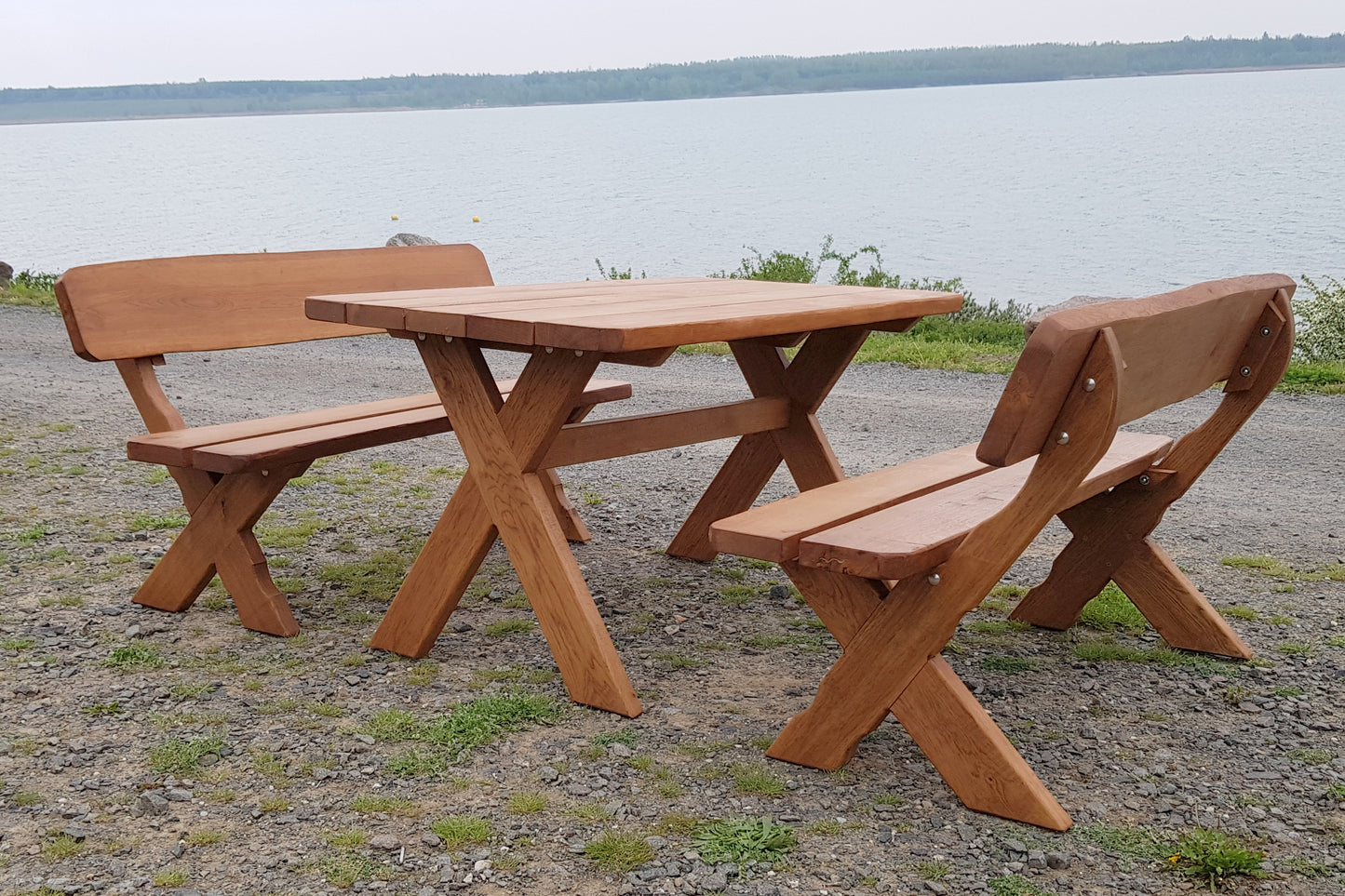 Set Waidmann - 3 teilig aus massiver deutscher Eiche