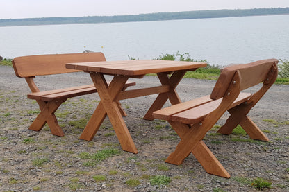 Set Waidmann - 3 teilig aus massiver deutscher Eiche