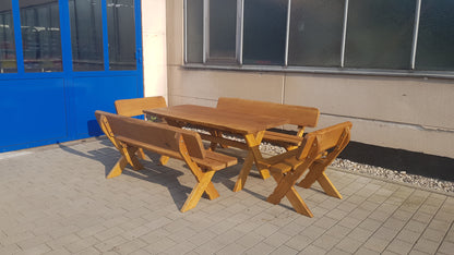 Set Waidmann - 5 teilig aus massiver deutscher Eiche