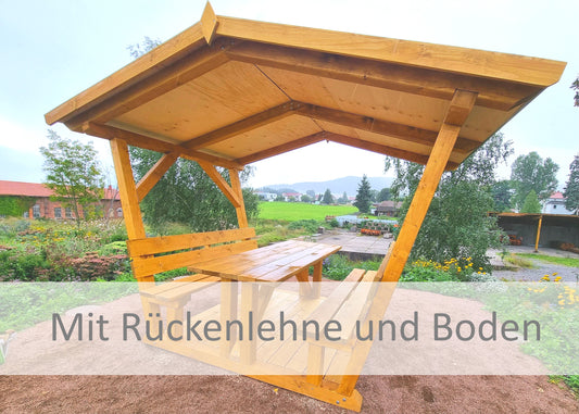 überdachte Sitzgruppe Willma Ruhe