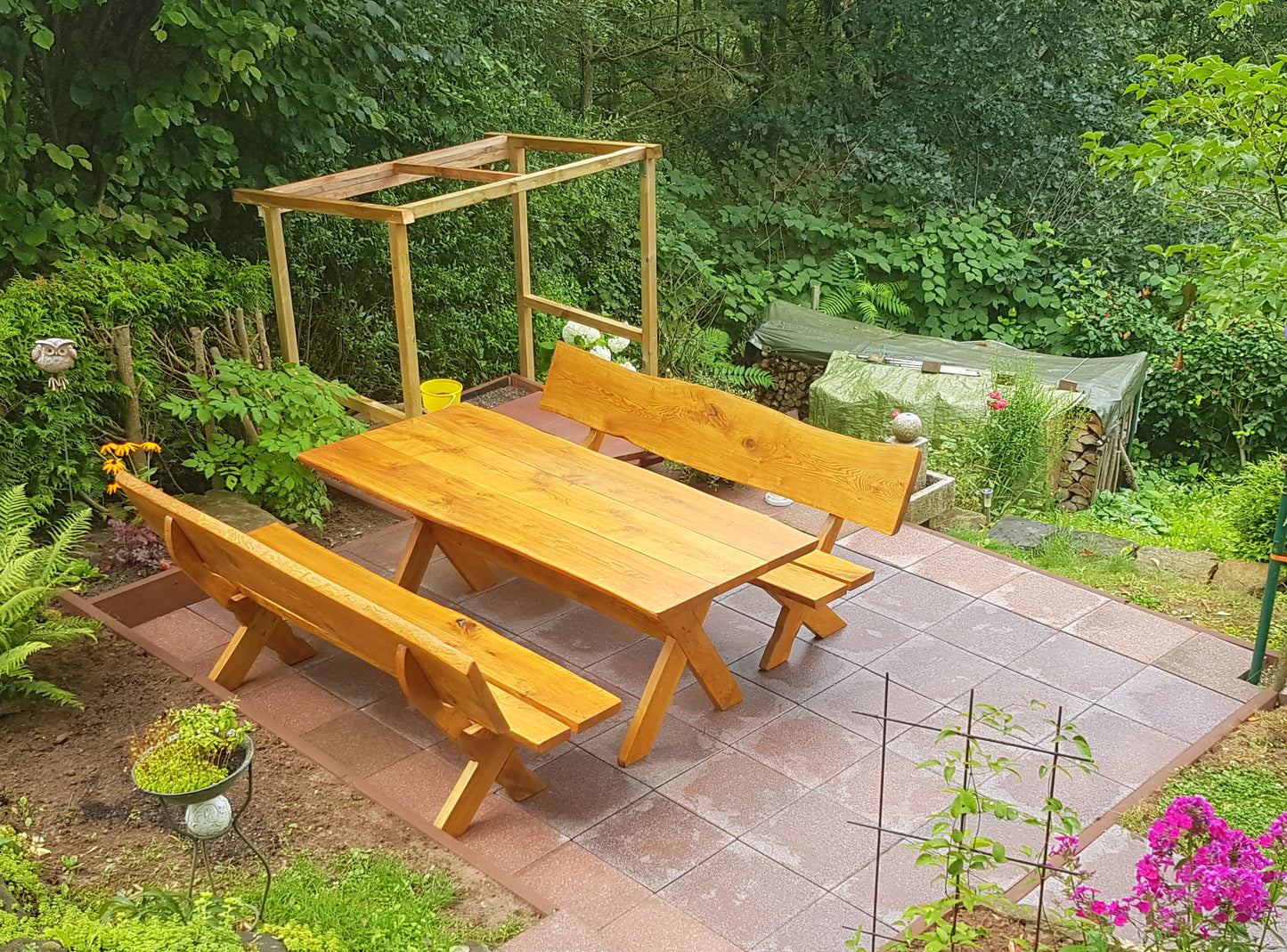 Set Waidmann - 3 teilig aus massiver deutscher Eiche