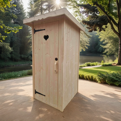 Gartentoilette Plumpsklo