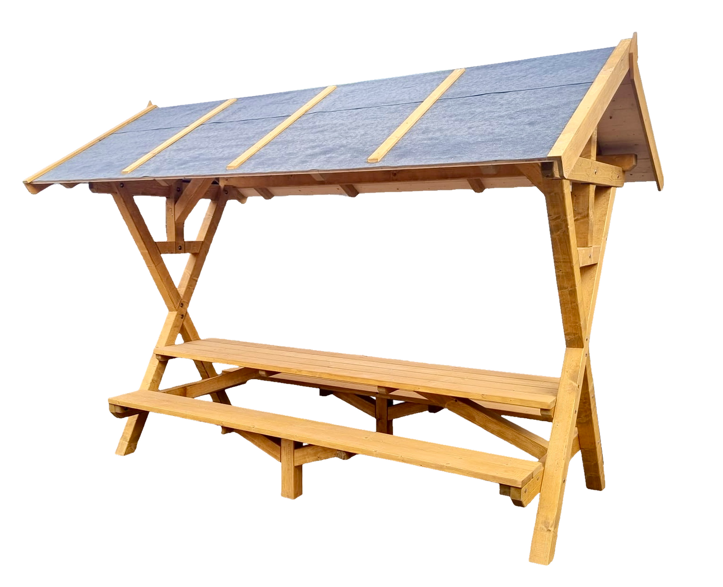 Überdachte Sitzgruppe Waldschänke Premium/ auch XXL