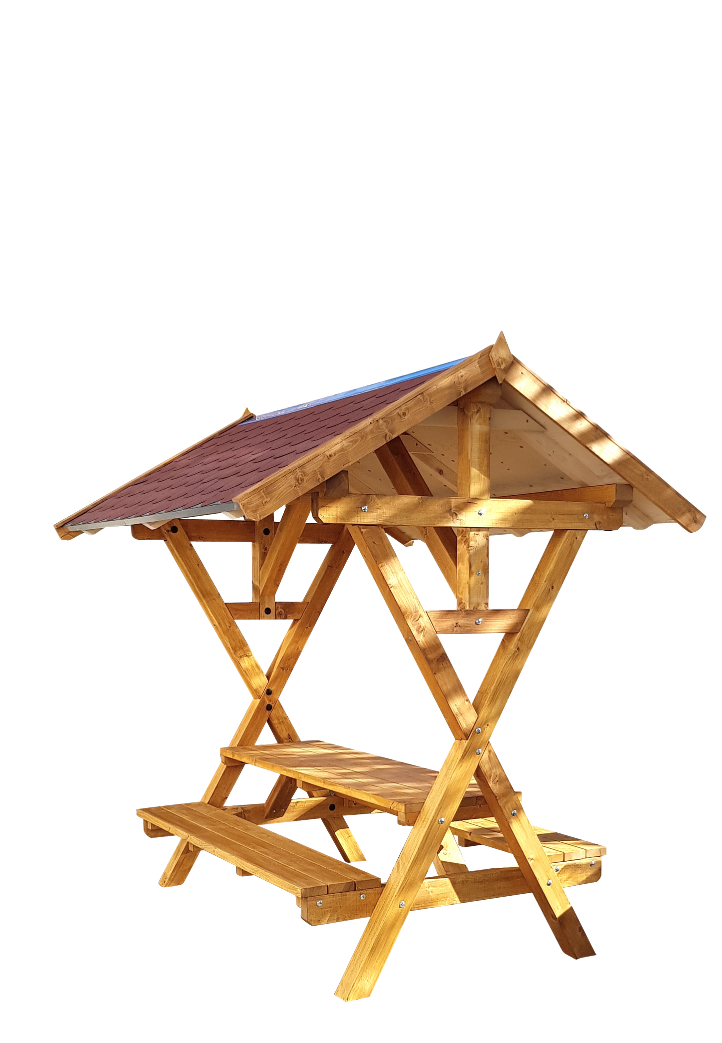 Überdachte Sitzgruppe Waldschänke Premium/ auch XXL