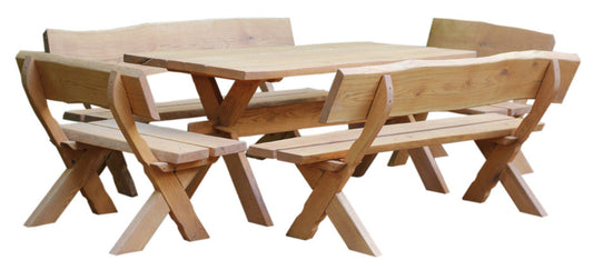 Set Waidmann - 5 teilig aus massiver deutscher Eiche